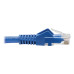 Tripp Lite N201-008-BL Cat6 Gigabit Snagless Molded (UTP) Ethernet Cable (RJ45 M/M), PoE, Blue, 8 ft. (2.43 m)
