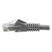 Tripp Lite N201-035-GY Cat6 Gigabit Snagless Molded (UTP) Ethernet Cable (RJ45 M/M), PoE, Gray, 35 ft. (10.67 m)