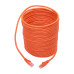Tripp Lite N201-035-OR Cat6 Gigabit Snagless Molded (UTP) Ethernet Cable (RJ45 M/M), PoE, Orange, 35 ft. (10.67 m)