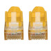 Tripp Lite N201-035-YW Cat6 Gigabit Snagless Molded (UTP) Ethernet Cable (RJ45 M/M), PoE, Yellow, 35 ft. (10.67 m)