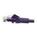 Tripp Lite N201-050-PU Cat6 Gigabit Snagless Molded (UTP) Ethernet Cable (RJ45 M/M), PoE, Purple, 50 ft. (15.24 m)