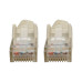 Tripp Lite N201-06N-WH Cat6 Gigabit Snagless Molded (UTP) Ethernet Cable (RJ45 M/M), PoE, White, 6-in. (15.24 cm)