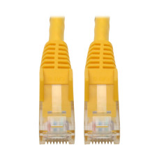 Tripp Lite N201-06N-YW Cat6 Gigabit Snagless Molded (UTP) Ethernet Cable (RJ45 M/M), PoE, Yellow, 6-in. (15.24 cm)