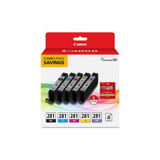 Canon CLI-281 ink cartridge Original Black, Blue, Cyan, Magenta, Yellow
