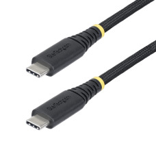 StarTech.com 10ft (3m) USB-C Charging Cable, 240W (5A) PD EPR, Dual-Layer Silicone/Braided Jacket, USB 2.0 Laptop Charger Cable, USB-IF Certified, Rugged USB-C Charging Cord