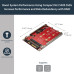 StarTech.com Dual-Slot M.2 Drive to SATA Adapter for 2.5
