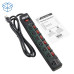 Tripp Lite ECO-Surge 7-Outlet Surge Protector, 6 ft. Cord, 1080 Joules, 6 Individually Controlled Outlets, Black Housing