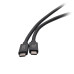C2G 3.3ft (1m) USB 4.0 USB-C to C (48V 5A) 240W Charging Cable-Black