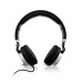 V7 Lightweight On-Ear Headphones - Black/Silver