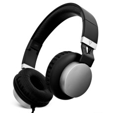 V7 Lightweight On-Ear Headphones - Black/Silver