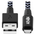 Tripp Lite M100-006-HD Heavy-Duty USB-A to Lightning Sync/Charge Cable, MFi Certified - M/M, USB 2.0, 6 ft. (1.83 m)