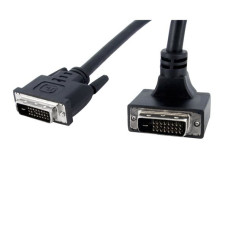StarTech.com 6 ft 90° Down Angled Dual Link DVI-D Monitor Cable - M/M
