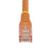 StarTech.com 100ft CAT6 Ethernet Cable - Orange CAT 6 Gigabit Ethernet Wire -650MHz 100W PoE RJ45 UTP Molded Network/Patch Cord w/Strain Relief/Fluke Tested/Wiring is UL Certified/TIA