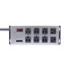 StarTech.com 8-Outlet Industrial Power Strip 125V/15A, EMI/RFI Isolation, Surge Protection, Mountable PDU, 12ft/3.6m Power Cord, NEMA 5-15P/R, UL Listed