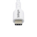 StarTech.com 10ft (3m) White USB-C Charging Cable, USB C Cable, USB 2.0 Type-C Laptop Charger Cord, 60W 3A Power Delivery, TPE Jacket, USB-C Data Transfer Cable, M/M