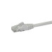 StarTech.com 3ft CAT6 Ethernet Cable - White CAT 6 Gigabit Ethernet Wire -650MHz 100W PoE RJ45 UTP Network/Patch Cord Snagless w/Strain Relief Fluke Tested/Wiring is UL Certified/TIA