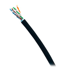 C2G 1000ft (304.8m) TAA-Compliant Cat6a Bulk Unshielded (UTP) Ethernet Network Cable with Solid Conductors-Riser CMR-Rated - Black