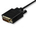 StarTech.com 10ft (3m) USB C to DVI Cable - 1080p (Single Link) USB Type-C (DP Alt Mode HBR2) to DVI-Digital Video Adapter Cable - Works w/ Thunderbolt 3 - Laptop to DVI Monitor/Display