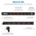 Tripp Lite RS-1215-RA power distribution unit (PDU) 1U Black
