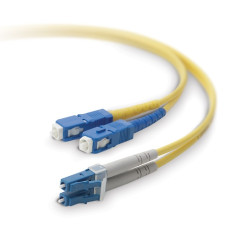 Belkin 2m LC / SC fibre optic cable OFC Yellow