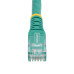 StarTech.com 12ft CAT6 Ethernet Cable - Green CAT 6 Gigabit Ethernet Wire -650MHz 100W PoE RJ45 UTP Molded Network/Patch Cord w/Strain Relief/Fluke Tested/Wiring is UL Certified/TIA