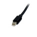 StarTech.com 6ft (2m) Mini DisplayPort Cable - 4K x 2K Ultra HD Video - Mini DisplayPort 1.2 Cable - Mini DP to Mini DP Cable for Monitor - mDP Cord works with Thunderbolt 2 Ports - M/M