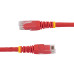 StarTech.com 100ft CAT6 Ethernet Cable - Red CAT 6 Gigabit Ethernet Wire -650MHz 100W PoE RJ45 UTP Molded Network/Patch Cord w/Strain Relief/Fluke Tested/Wiring is UL Certified/TIA