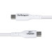 StarTech.com 10ft (3m) USB-A to USB-C Charging Cable, Charge & Sync, 3A, USB 2.0, TPE Jacket - White USB Charging Cord