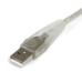 StarTech.com 15 ft Transparent USB 2.0 Cable - A to B