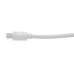 Tripp Lite P137-06N-HDVW Keyspan Mini DisplayPort to VGA/DVI/HDMI All-in-One Video Converter Adapter, White, 6-in. (15.24 cm)