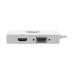 Tripp Lite P137-06N-HDVW Keyspan Mini DisplayPort to VGA/DVI/HDMI All-in-One Video Converter Adapter, White, 6-in. (15.24 cm)
