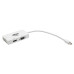 Tripp Lite P137-06N-HDVW Keyspan Mini DisplayPort to VGA/DVI/HDMI All-in-One Video Converter Adapter, White, 6-in. (15.24 cm)