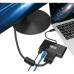 Tripp Lite U444-06N-HV4GUB USB-C Multiport Adapter - 4K HDMI, VGA, USB-A, GbE, HDCP, Black