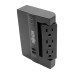 Tripp Lite Protect It! 6-Outlet Surge Protector with 3 Rotatable Outlets – Direct Plug-In, 1080 Joules, 2 USB Ports