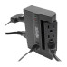 Tripp Lite Protect It! 6-Outlet Surge Protector with 3 Rotatable Outlets – Direct Plug-In, 1080 Joules, 2 USB Ports