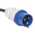 Tripp Lite PDUMV32HVNETLX 7.7kW Single-Phase Switched PDU with LX Platform Interface, 230V Output, IEC 309 32A Blue, 10 ft. (3.05 m) Cord, 0U, TAA