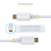 StarTech.com 10ft (3m) Premium Certified High Speed HDMI Cable, 4K 60Hz/1440p 144Hz, HDR10/HDCP 2.2/ARC, 18Gbps, UHD HDMI 2.0 Cord for TV/Monitor/Display, TPE Jacket, White