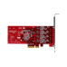 StarTech.com 4-Port USB Type-C PCIe Card, USB 3.2 10Gbps, USB-C PCI Express Expansion Card, 4x Independent USB Controllers, Windows/Linux/macOS, TAA-Compliant