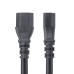 StarTech.com 15ft (4.5m) Power Extension Cord, C14 to C13 PDU Power Cord, 15A 250V, 14AWG, AC Power Cable for PDU/Power Supply, UL Listed