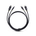 StarTech.com 6ft (1.8m) DisplayPort and USB 5Gbps KVM Cable, 4K 60Hz, DP 1.2 and USB Combo Cable for KVM Switches
