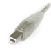 StarTech.com 10 ft Transparent USB 2.0 Cable - A to B