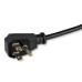 StarTech.com 15ft (4.5m) Computer Power Cord, Flat NEMA 5-15P to C13, 10A 125V, 18AWG, Black Replacement AC Power Cord, Printer Power Cord, PC Power Supply Cable, Monitor Power Cable - UL Listed