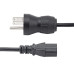 StarTech.com 10ft (3m) Hospital Grade Power Cord, 18AWG, NEMA 5-15P to C13, 10A 125V, Green Dot Medical Power Cable, PC Power Supply Power Cable, Printer / Monitor Power Cable - UL Listed