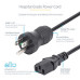 StarTech.com 15ft (4.5m) Hospital Grade Power Cord, 18AWG, NEMA 5-15P to C13, 10A 125V, Green Dot Medical Power Cable, PC Power Supply Power Cable, Printer / Monitor Power Cable - UL Listed