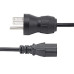 StarTech.com 15ft (4.5m) Hospital Grade Power Cord, 18AWG, NEMA 5-15P to C13, 10A 125V, Green Dot Medical Power Cable, PC Power Supply Power Cable, Printer / Monitor Power Cable - UL Listed