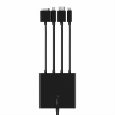 Belkin B2B166 video cable adapter 2.4 m USB Type-C Black