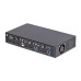 StarTech.com 2-Port Dual-Monitor DisplayPort KVM Switch, RS232 Serial Control, 4K 60Hz, 2x USB 5Gbps Hub Ports, 2x USB 2.0 HID Ports, Hotkey/Pushbutton Switching, TAA Compliant - Includes 2x DP and USB Host Cables