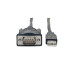 Tripp Lite U209-005-COM RS232 to USB Adapter Cable with COM Retention (USB-A to DB9 M/M), FTDI, 5 ft. (1.52 m)