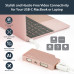 StarTech.com USB C Multiport Video Adapter with HDMI, VGA, Mini DisplayPort or DVI - USB Type C Monitor Adapter to HDMI 1.4 or mDP 1.2 (4K) - VGA or DVI (1080p) - Rose Gold Aluminum