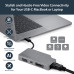 StarTech.com USB C Multiport Video Adapter with HDMI, VGA, Mini DisplayPort or DVI - USB Type C Monitor Adapter to HDMI 1.4 or mDP 1.2 (4K) - VGA or DVI (1080p) - Space Gray Aluminum